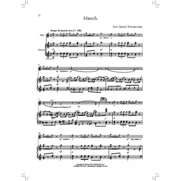 Der Nussknacker - Klassische Arr. f&uuml;r Melodieinstr : 10 Ausz&uuml;ge aus der Ballettmusik